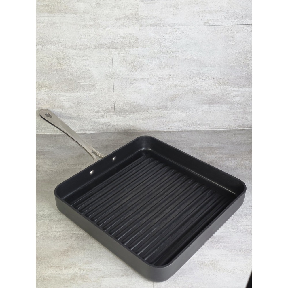 All-Clad Hard Anodized Aluminum Nonstick Square Grill Pan Skillet Griddle 11"